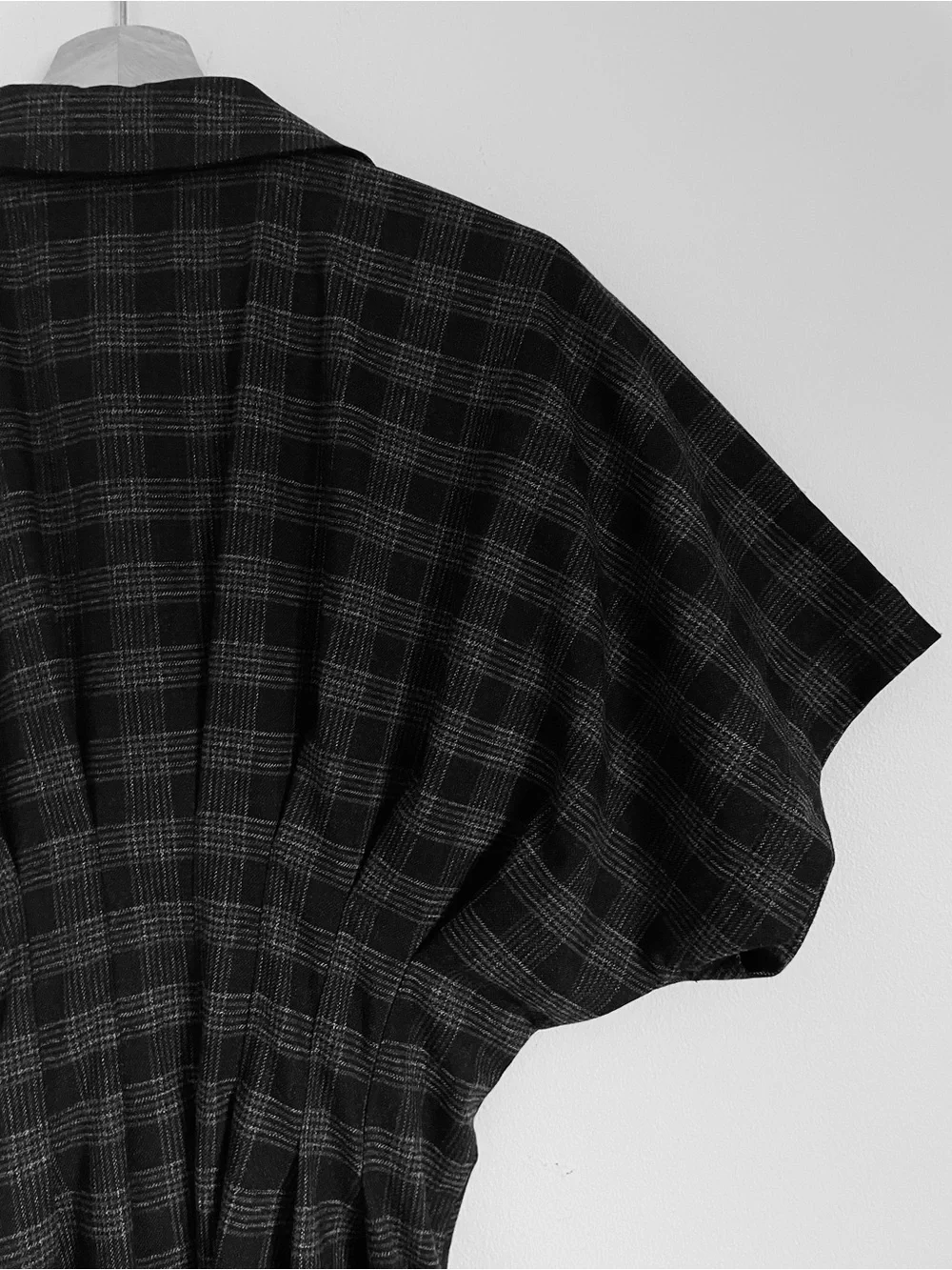 NWT Anthropologie Exquise Tobie Plaid Diamonte Mini Shirt Dress M
